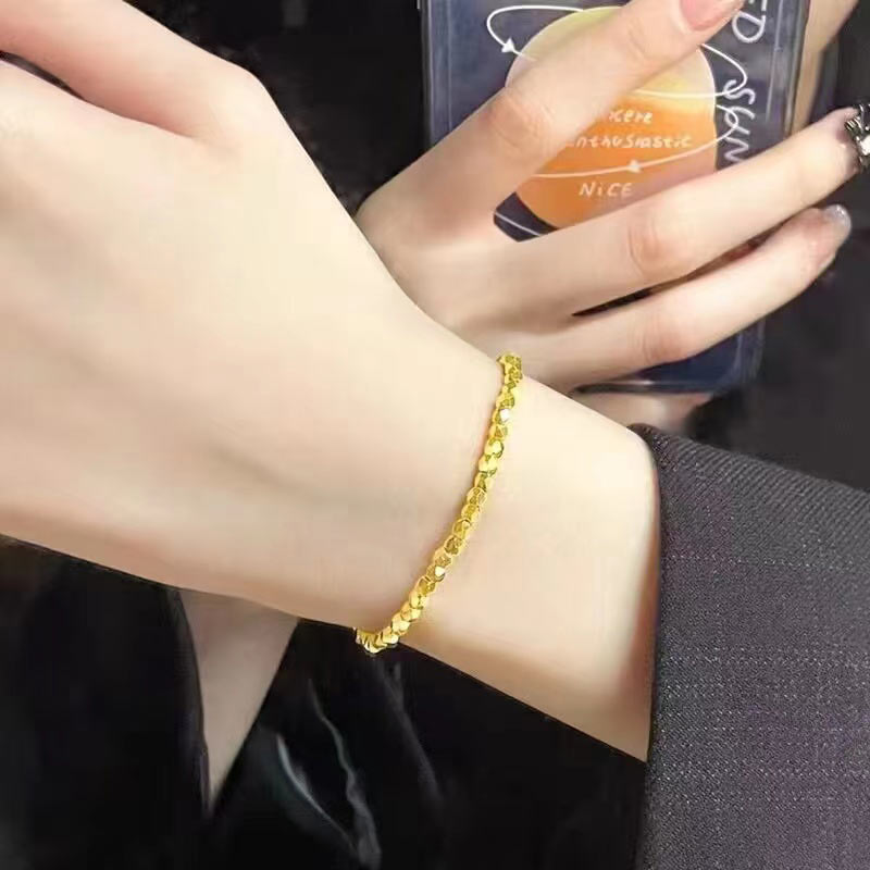 Tianyu Gems 24K Pure Gold Bracelet For Women 24K Gold Jewelry Wholesale 7