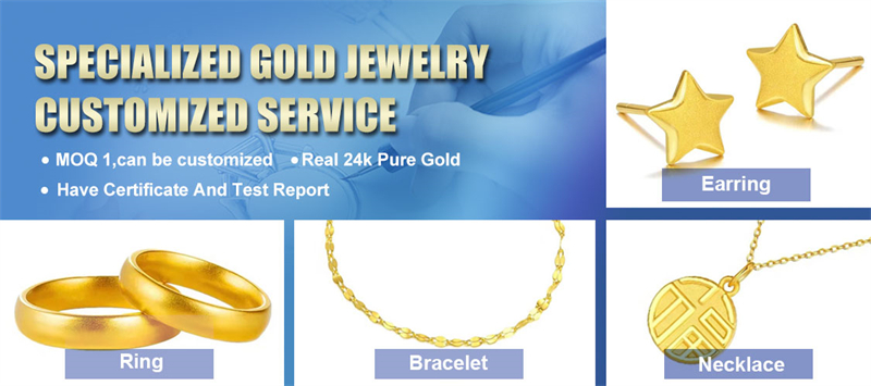 Tianyu Gems 24K Pure Gold Bracelet For Women 24K Gold Jewelry Wholesale 4