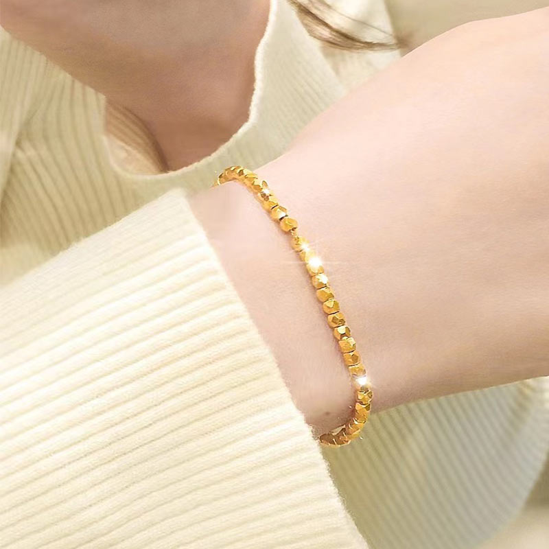 Tianyu Gems 24K Pure Gold Bracelet For Women 24K Gold Jewelry Wholesale 6
