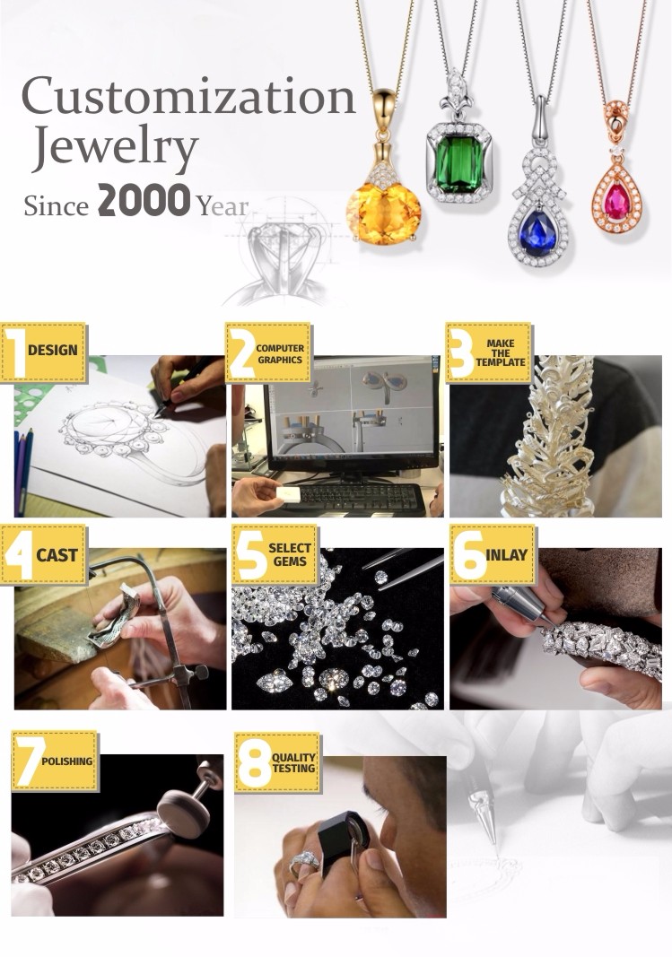 Tianyu gems Charming 2.0mm DEF Colorless Circle Round Moissanite Diamond Solid Yellow Gold Hoop Earring 11