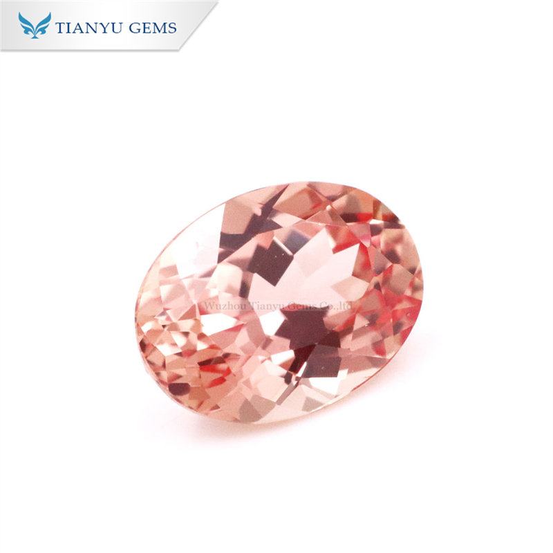Tianyu Gems Handmade Oval Cut M-Padparadscha Lab Grown Sapphire 8