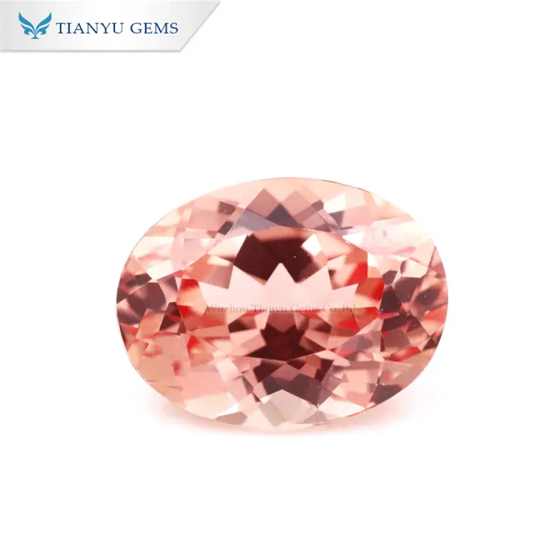 Tianyu Gems Handmade Oval Cut M-Padparadscha Lab Grown Sapphire 1