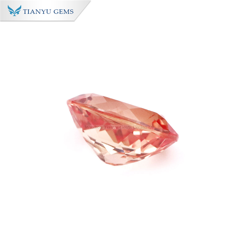 Tianyu Gems Handmade Oval Cut M-Padparadscha Lab Grown Sapphire 9