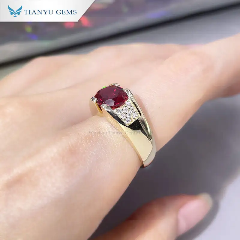 Best modern mens wedding bands Suppliers | Tianyu gems 6