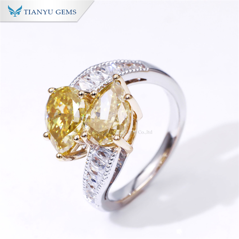 High-quality moissanite engagement rings for women Manufacturers | Tianyu gems 8