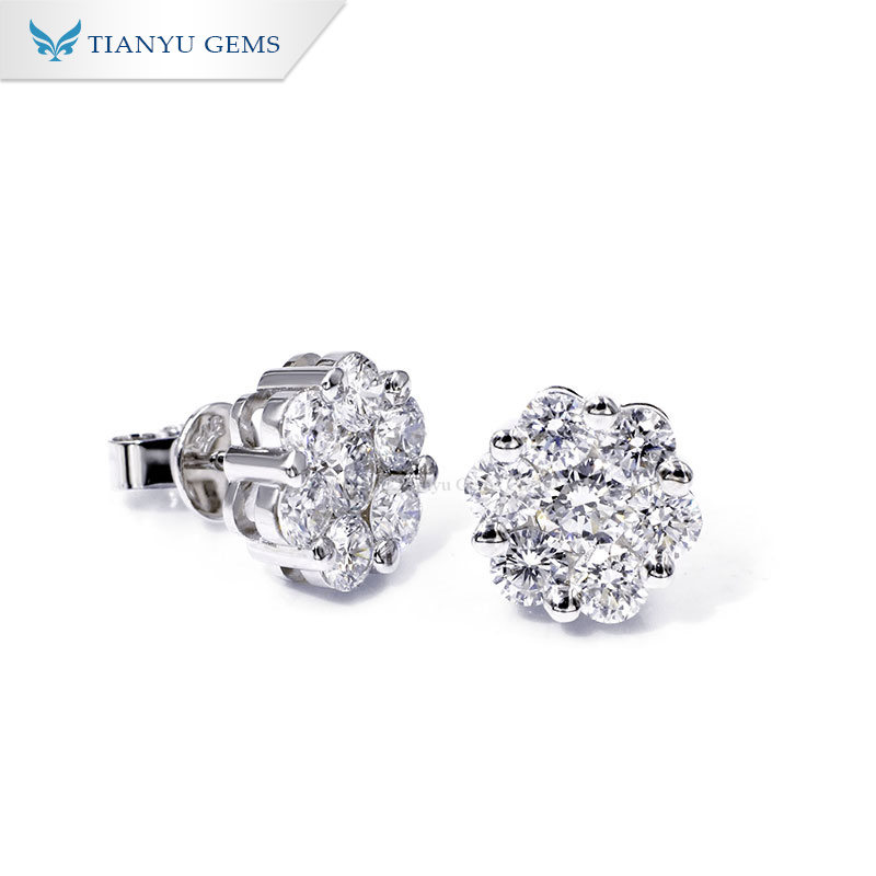 Tianyu gems | Top lab made diamond earrings Suppliers 8
