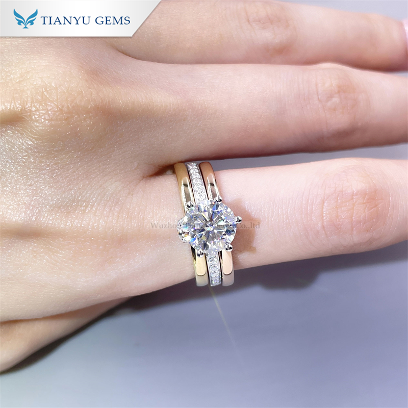 Wedding Ring Sets For Couples at Wholesale Prices | Tianyu gems 7