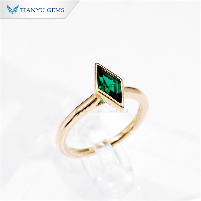 New white gold gemstone ring Company | Tianyu gems 3
