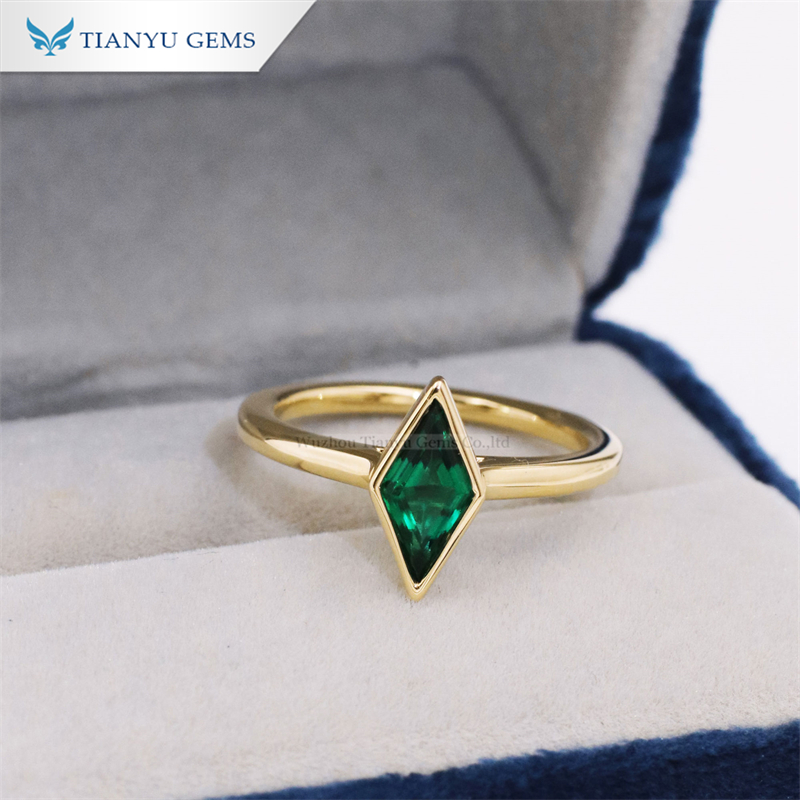 New white gold gemstone ring Company | Tianyu gems 2