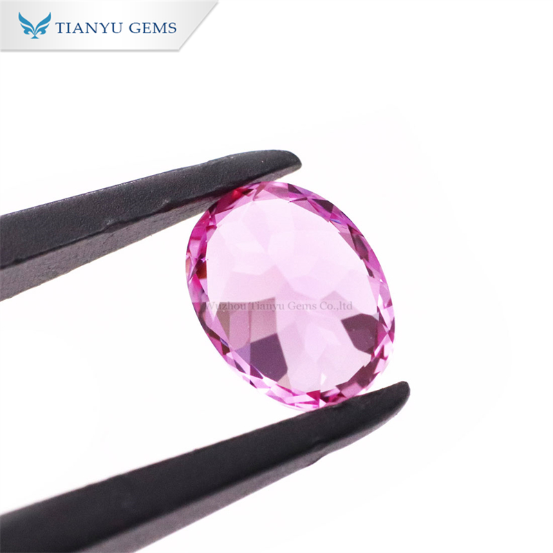 Quality Oval Cut Pink Lab Grown Sapphire Manufacturer | Tianyu gems 8