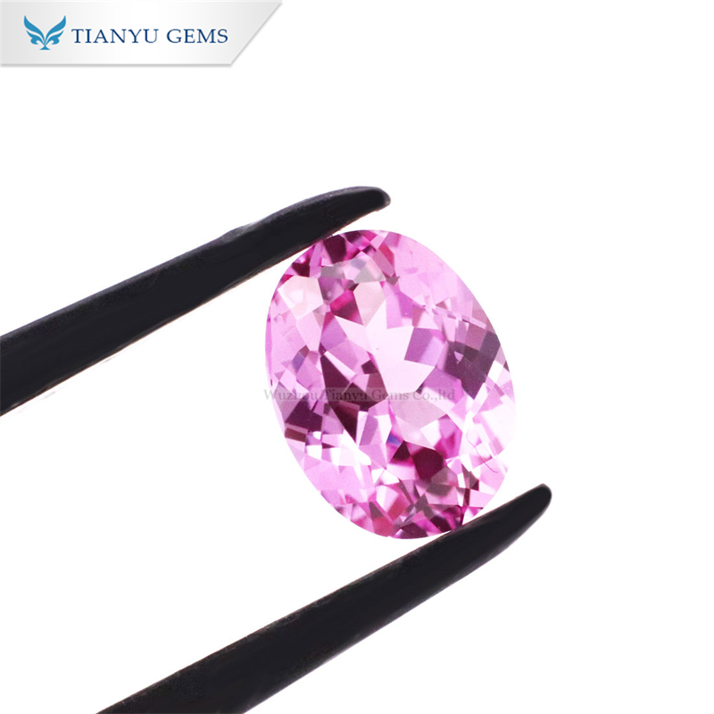 Quality Oval Cut Pink Lab Grown Sapphire Manufacturer | Tianyu gems 7