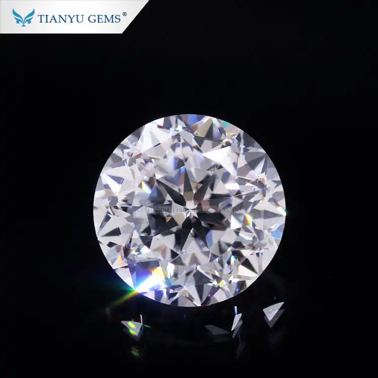 Customized Special Nine Arrows Cut White Moissanite Diamond 1