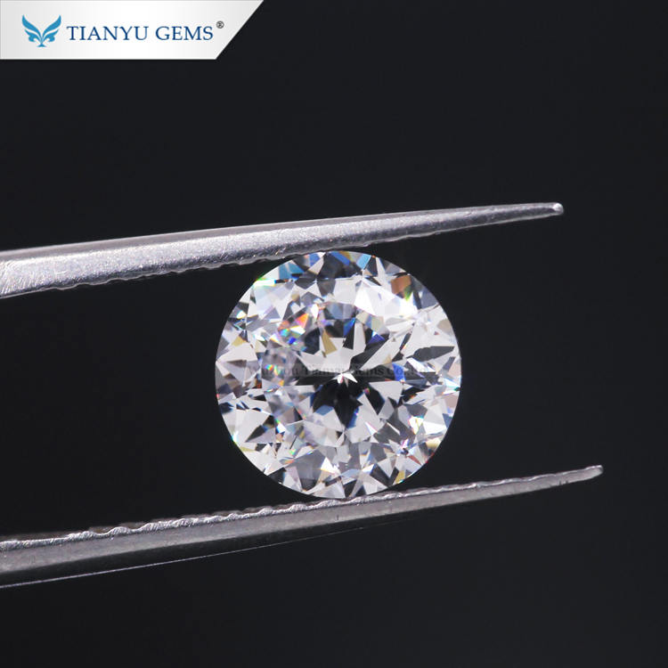 Customized Special Nine Arrows Cut White Moissanite Diamond 7