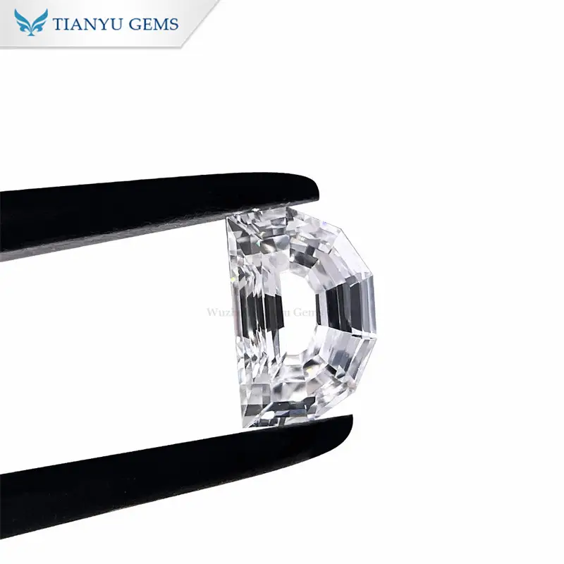 カスタマイズされたアルファベットダイヤモンド文字Dラボグロウンダイヤモンド 1