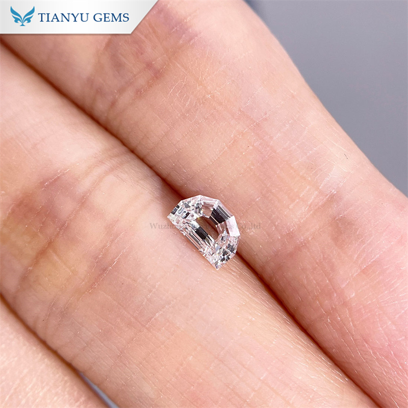 カスタマイズされたアルファベットダイヤモンド文字Dラボグロウンダイヤモンド 8