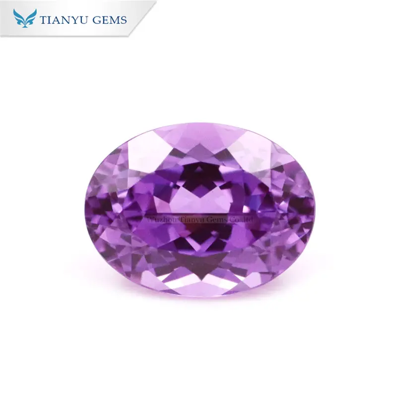 Quality Purple Lab Grown Sapphire Manufacturer | Tianyu gems 1