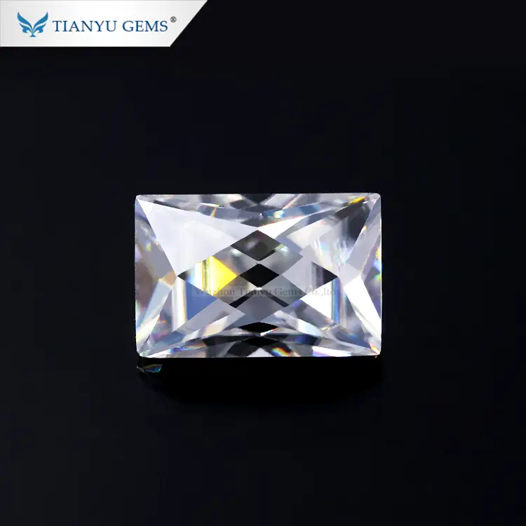 Tianyu gems DEF color vvs grade french cut moissanite diamonds 5*7mm 1ct loose stone 1