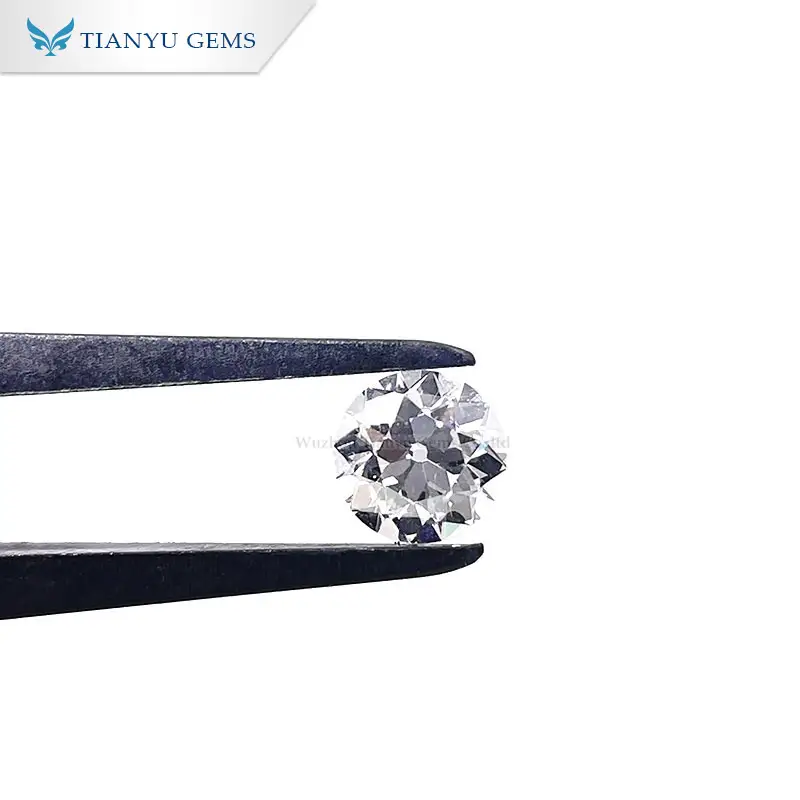 Tianyu gems Lab Grown Diamond Stock OEC Round CVD-1.07CT -G/SI1 warmer color Old Europe Cut 1