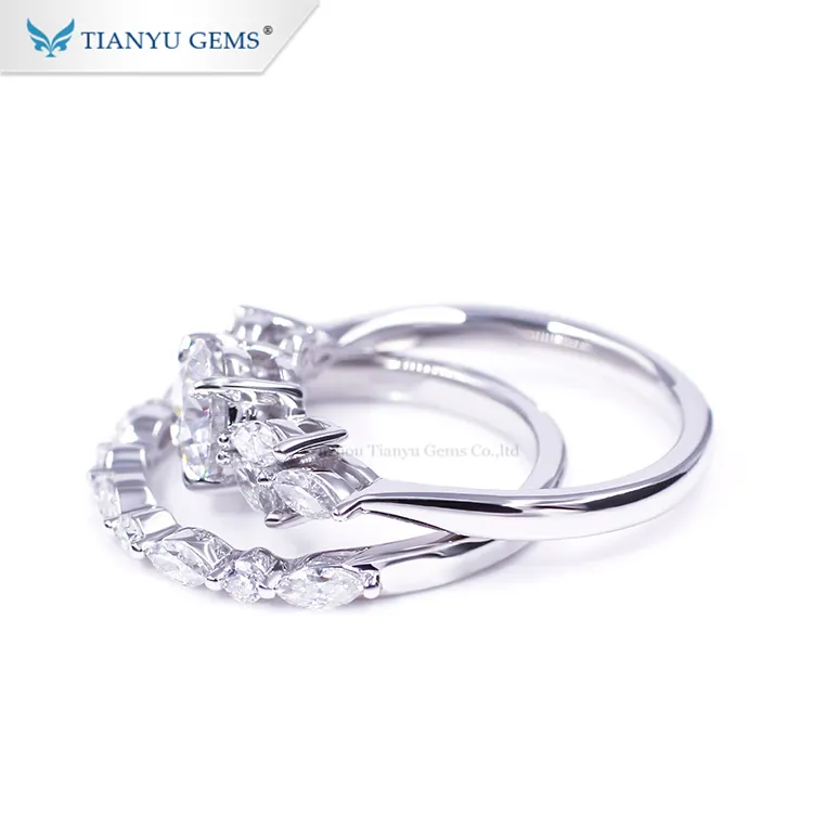 Tianyu gems | High-quality Wedding Ring Sets For Couples Factory 3