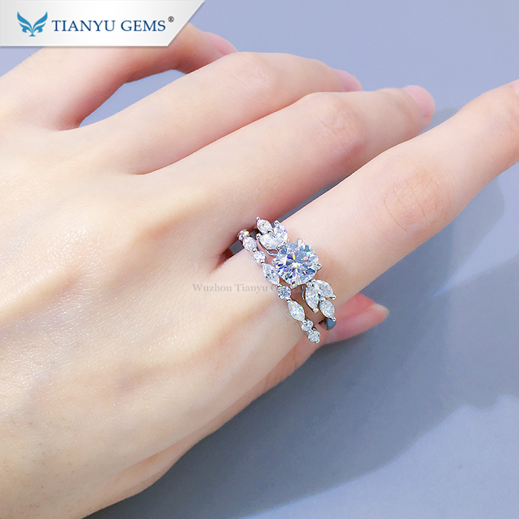 affordable engagement ring sets at Wholesale Prices | Tianyu gems 8