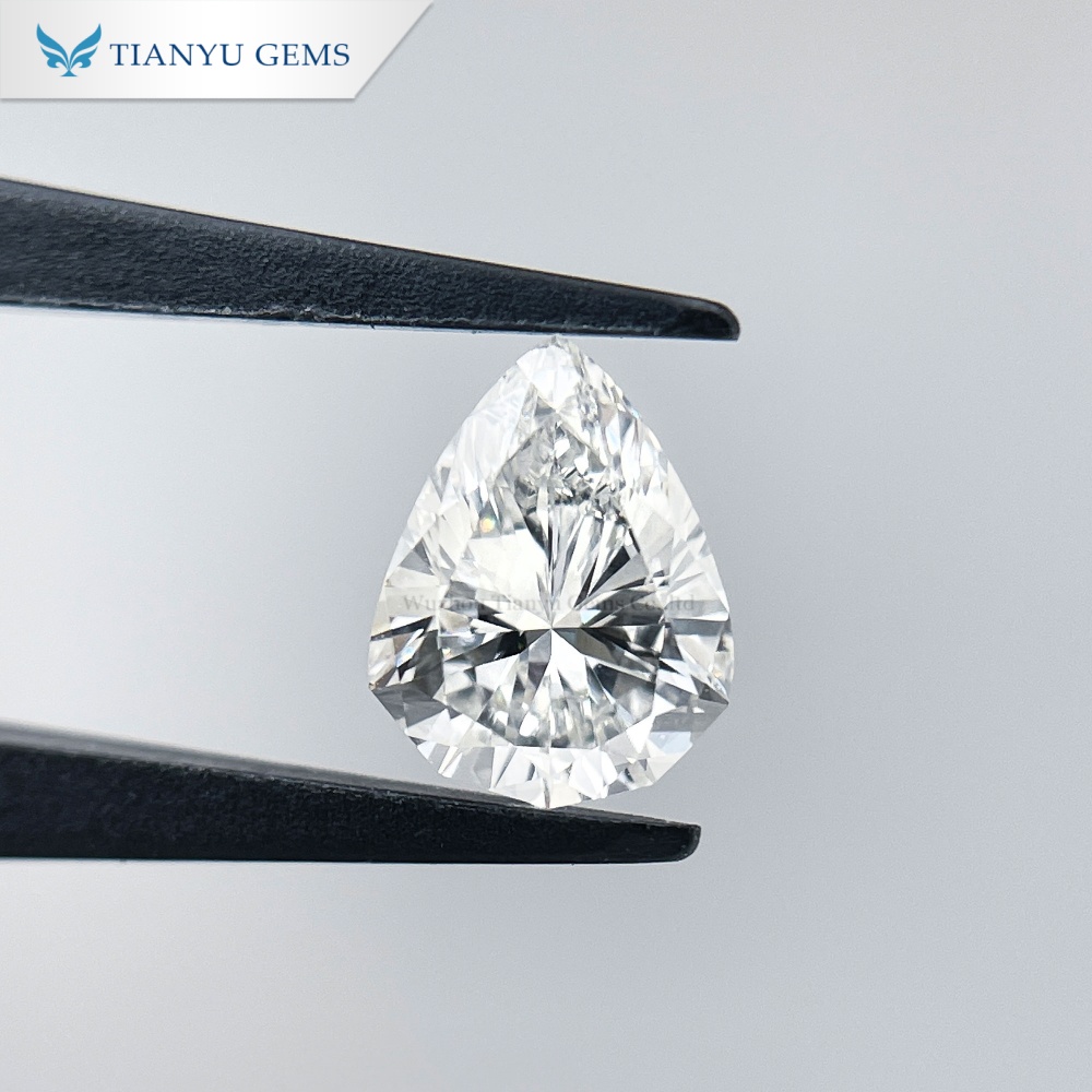 Customized Pear Brilliant Cut Lab Grown Diamond 6