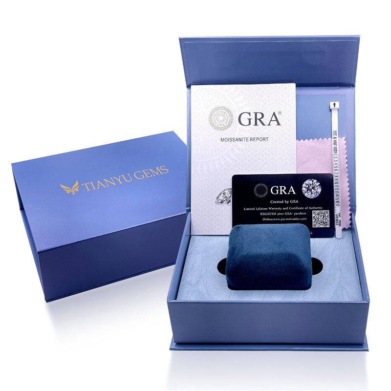 Tianyu Gems Star Pearl Yellow Gold Women's Ring Light Luxury Ring 7