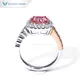 Custom lab diamond wedding rings Company Manufacturer | Tianyu gems 4