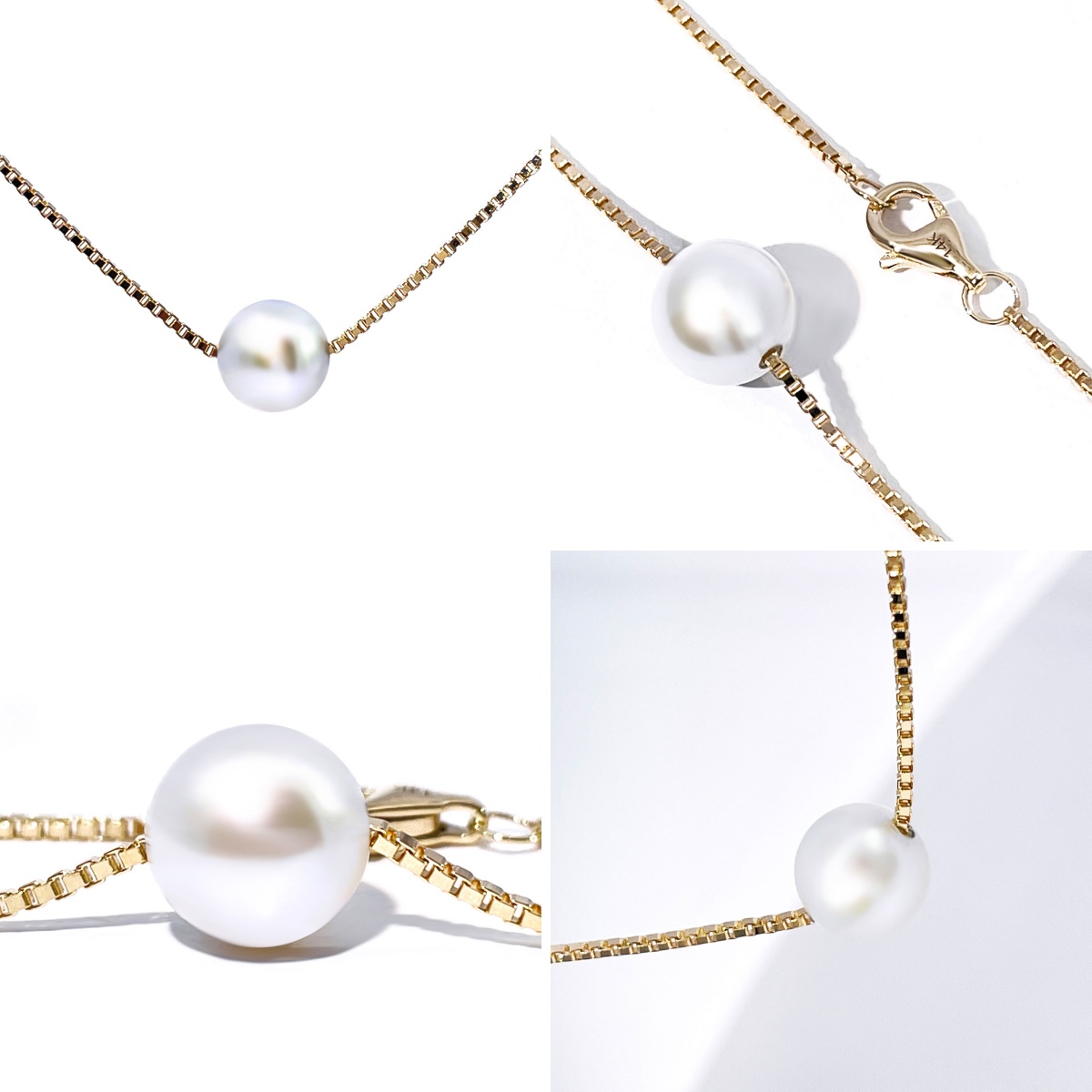Tianyu Gems Pearl Gold Necklace 10k Gold Necklace With Pearl For Women 6