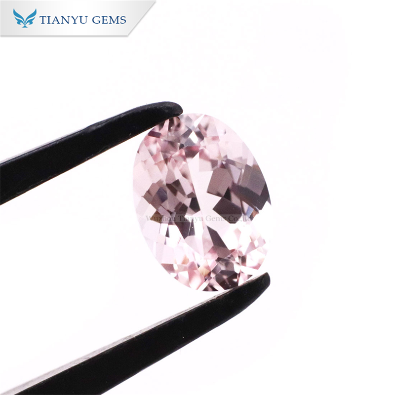 Quality Oval Cut Pink Morganite Lab Grown Gemstone Manufacturer | Tianyu gems 8