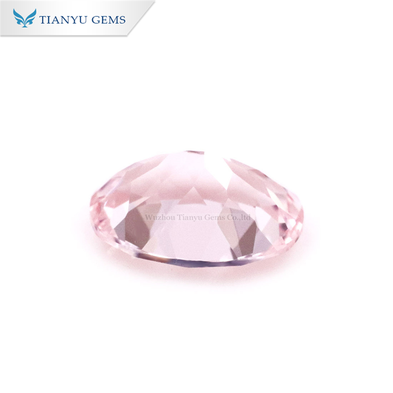 Quality Oval Cut Pink Morganite Lab Grown Gemstone Manufacturer | Tianyu gems 9