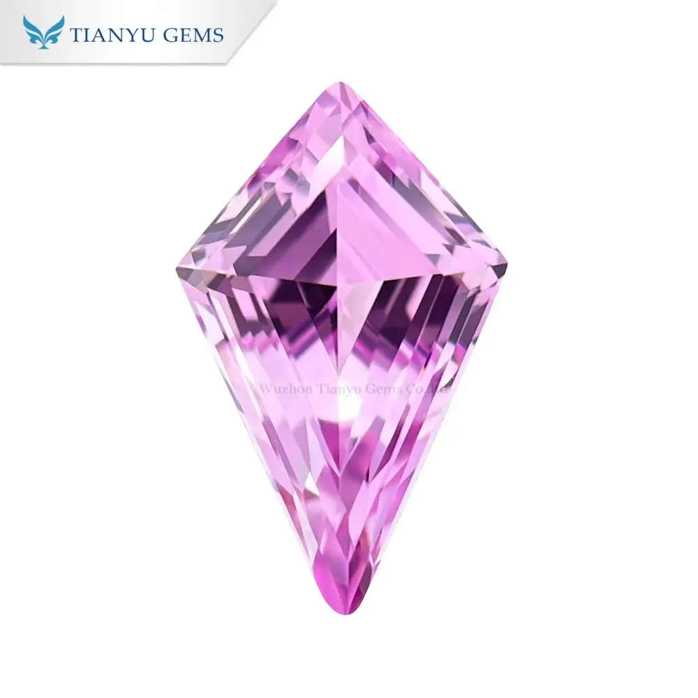 Quality Tianyu Gems Wholesale Kite Cut Lab Grown Pink Sapphire Manufacturer | Tianyu gems 1