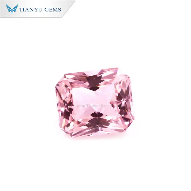 Tianyu Gems 6*7mm Radiant Cut Lab Grown Pink Sapphire 1