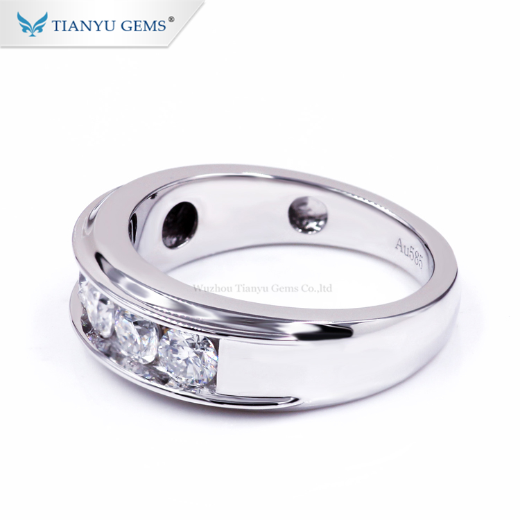 Custom expensive mens wedding bands Supply Manufacturer | Tianyu gems 8