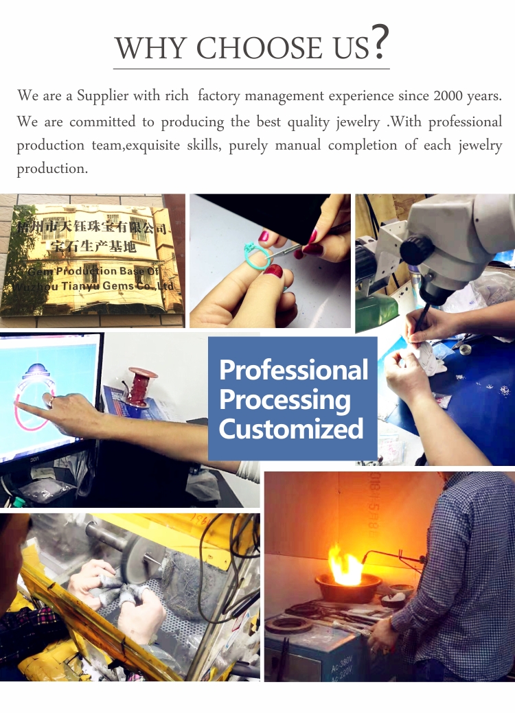 Tianyu Gems H&A Cut Moissanite Rose Gold Necklace Women's Diamond Pendant 14