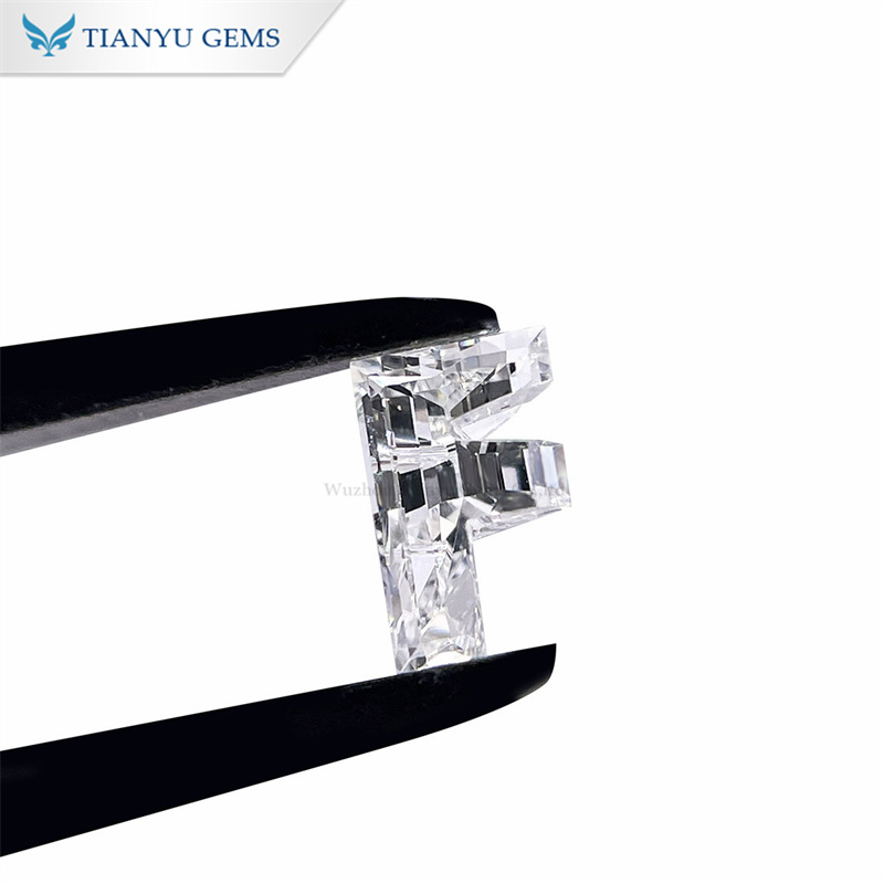 Customized Alphabet Diamond Letter F Lab Grown Diamond manufacturers From China | Tianyu gems 8