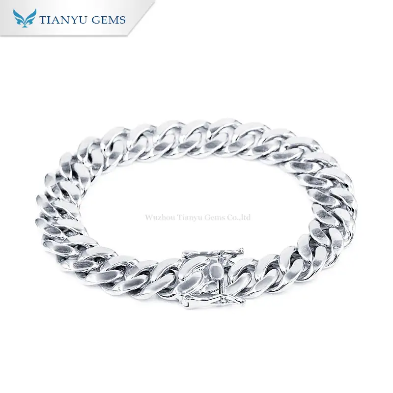 Tianyu Gems Light Luxury Jewelry Hollow Buckle Set Diamond Cuba Bracelet Niche Simple Gift Lover To Send Boyfriend 1
