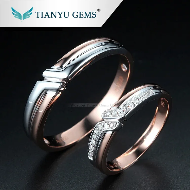 Pure Silver Couple Rings for Engagement 4