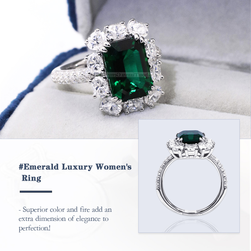 Tianyu gems | High-quality double gemstone ring Suppliers 2