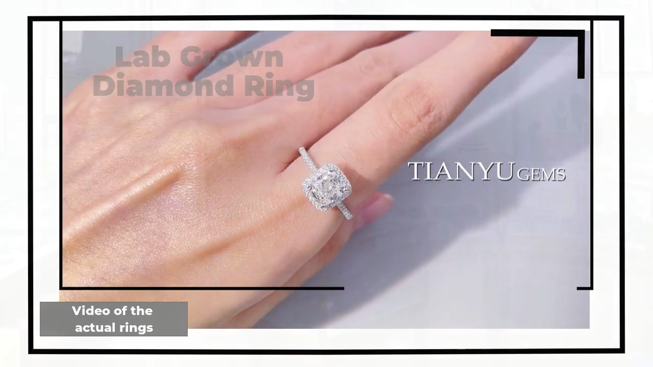 Top lab diamond rings for sale Supply | Tianyu gems 4