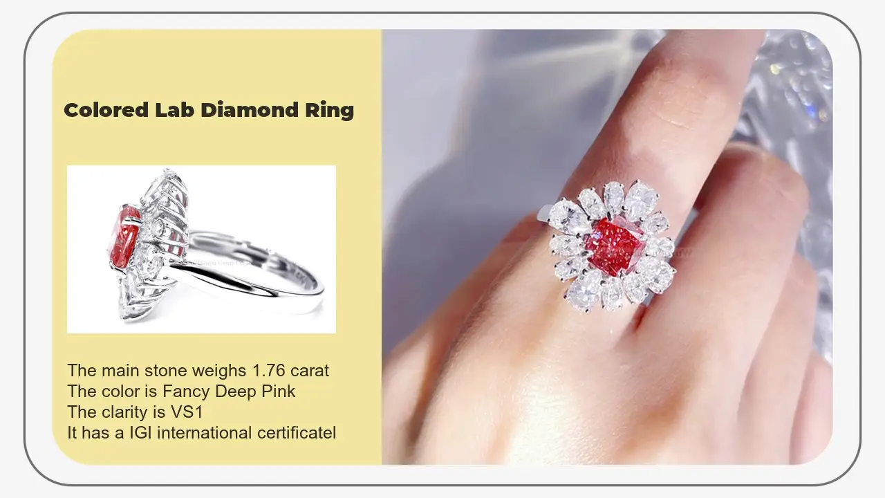 Tianyu gems Lab Grown Diamond Ring Finished Product 1