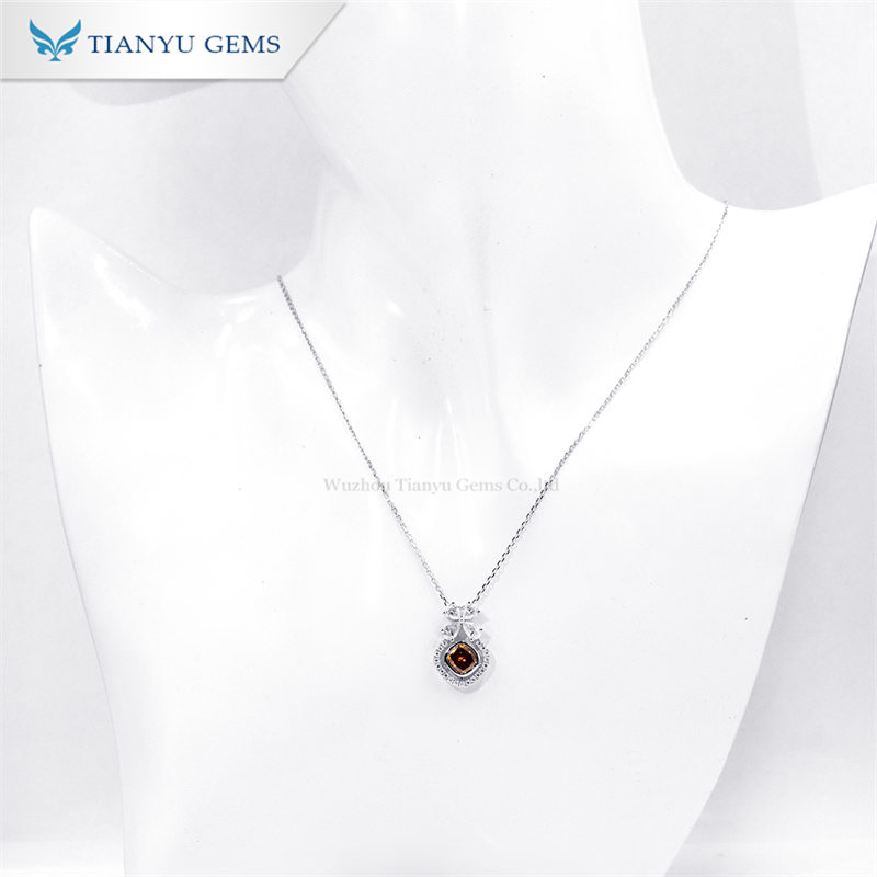 Tianyu gems | Custom lab diamond necklace for sale Supply 3