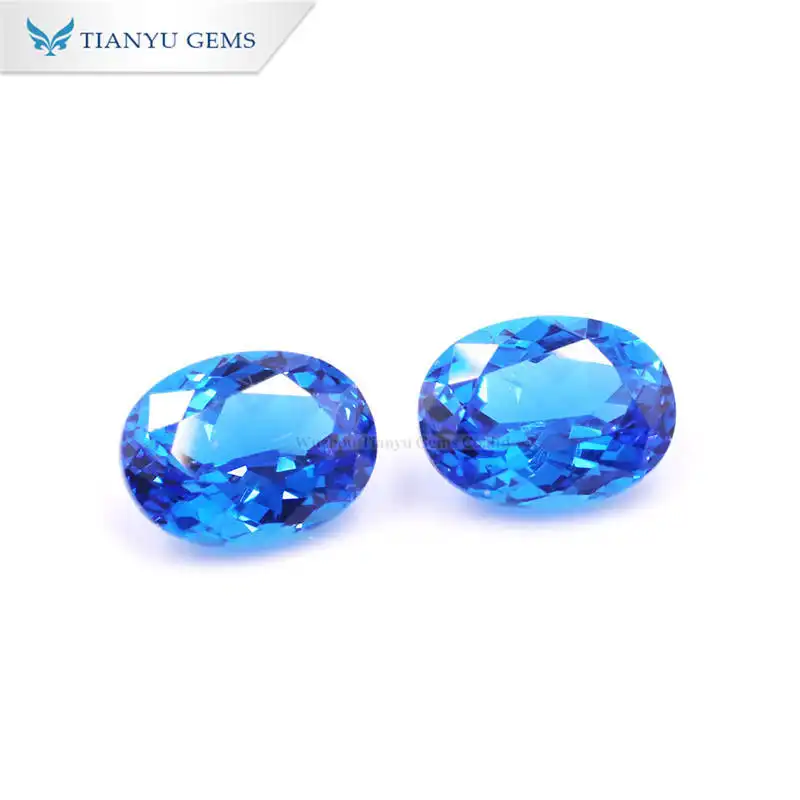 Quality Tianyu Gems 6*8mm Oval Cut Lab Grown Cobalt Spinel Manufacturer 1