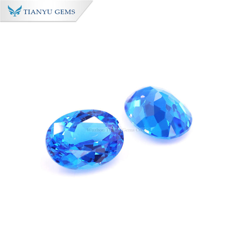Quality Tianyu Gems 6*8mm Oval Cut Lab Grown Cobalt Spinel Manufacturer 7