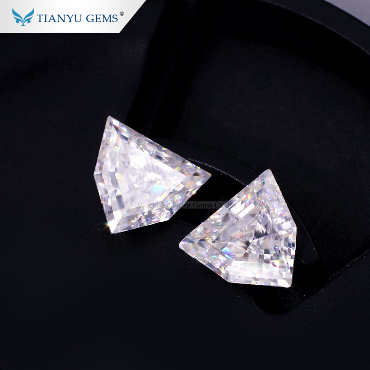 Tianyu Gems Special Cut Kite Shape Brilliant Moissanite Diamond For Jewelry Moissanite 10