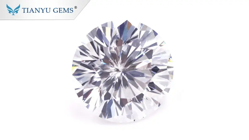 Round special rose cut moissanite 1