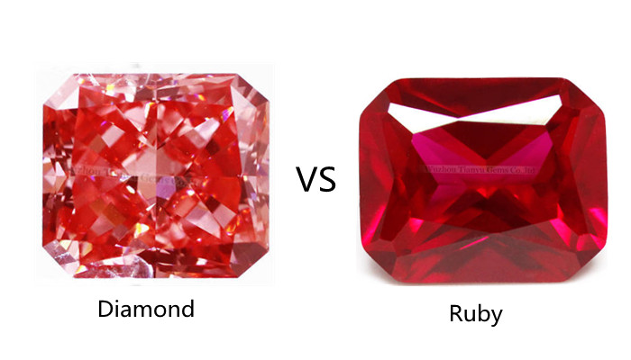 Utforskar de distinkta kontrasterna mellan röda diamanter och rubiner 1