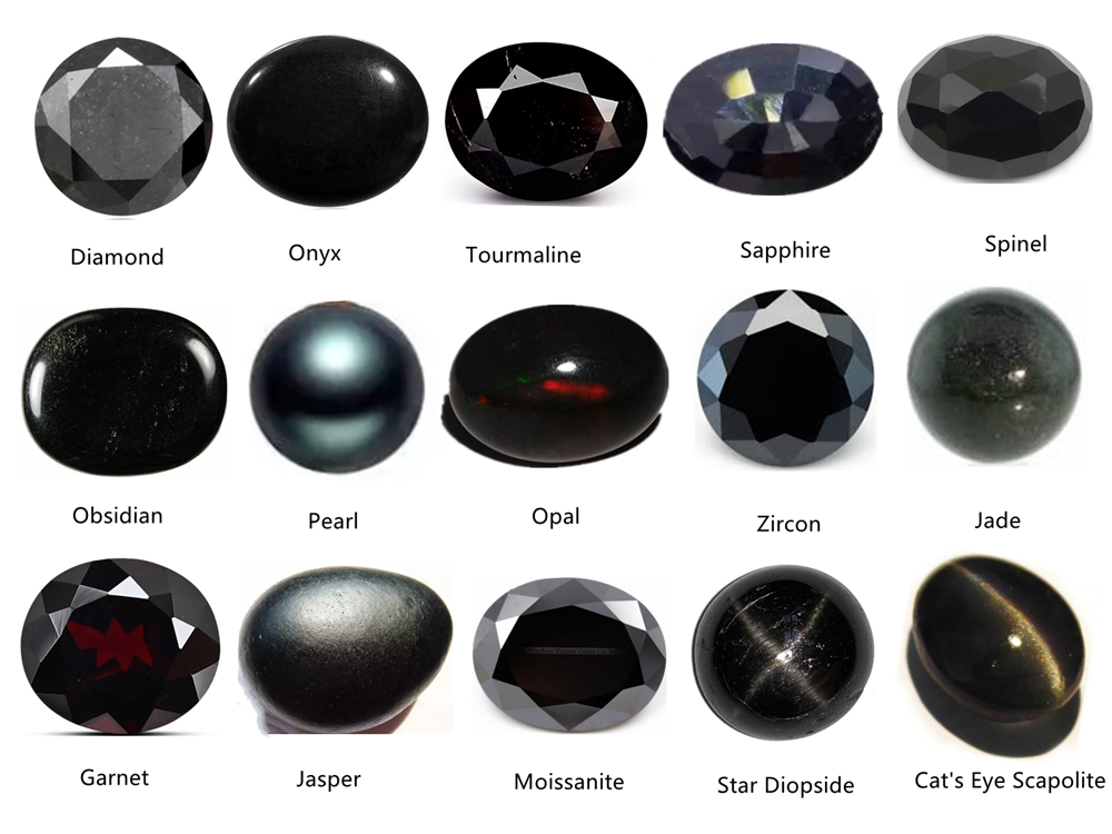 Popular Black Gem stones Types For Jelwelry 1