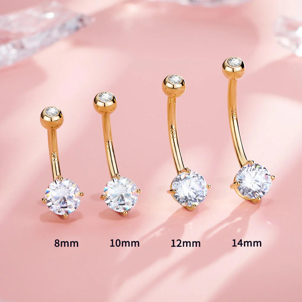 Special jewelry: the unique charm of diamond navel studs，nose studs 5