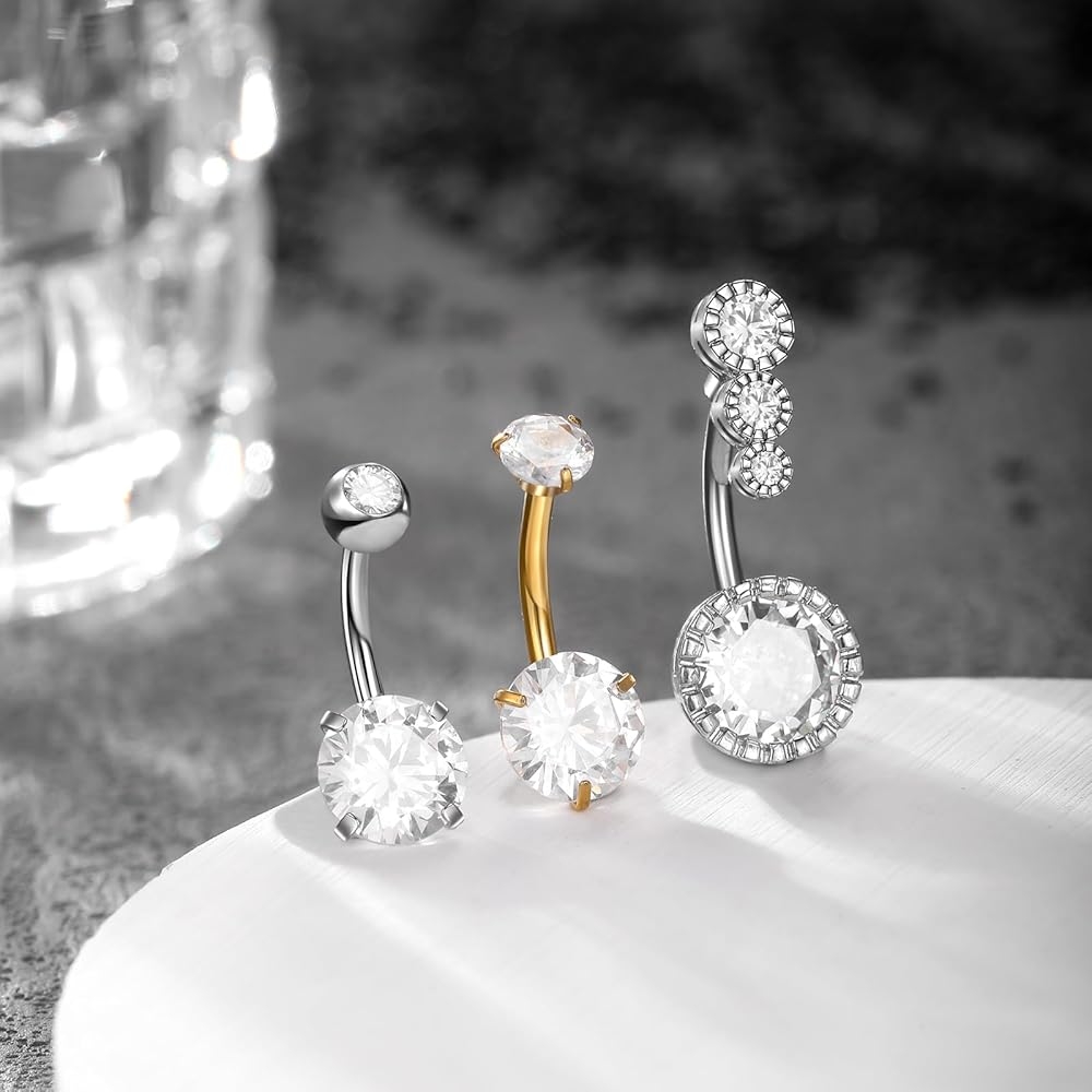 Special jewelry: the unique charm of diamond navel studs，nose studs 2