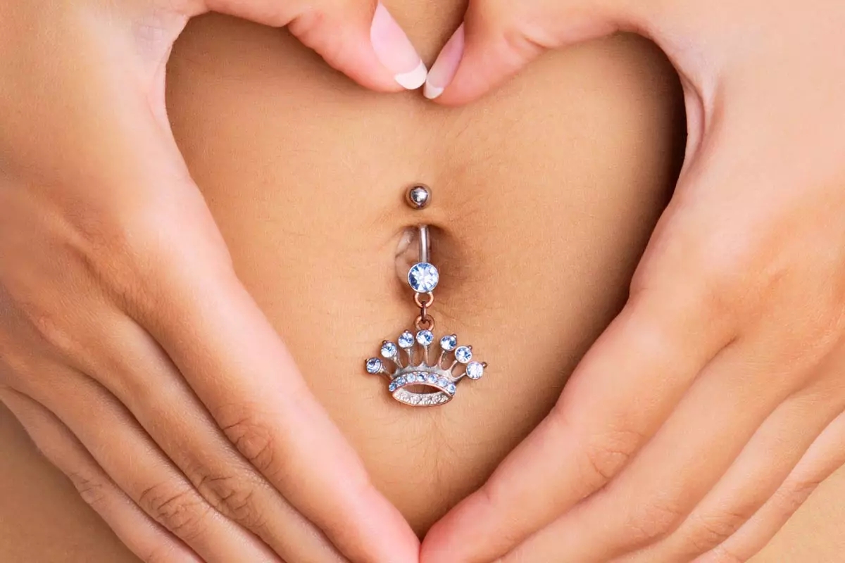 Special jewelry: the unique charm of diamond navel studs，nose studs 9